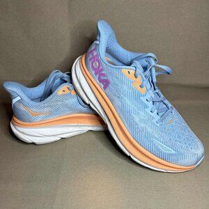 HOKA Women's WIDE Size 8D Sneakers Running Shoes Airy Blue